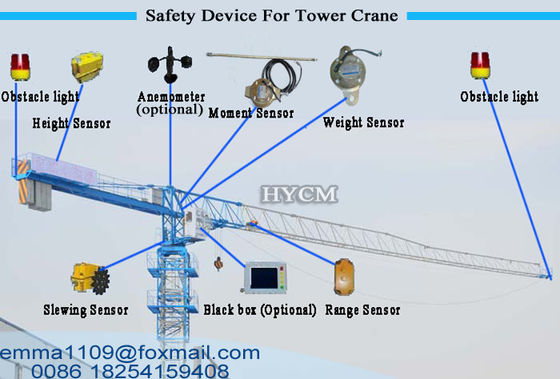 Flat Top Tower Crane QTZ63 ((5210) Soorten Hydraulische Telescopische Klimmen