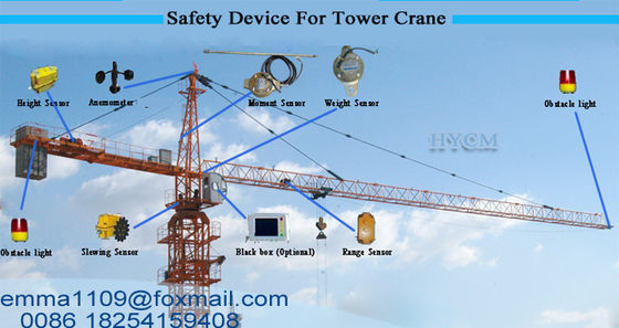 Chinese 70 meter hoge toren kraan Gebouw Constructie gereedschappen en apparatuur