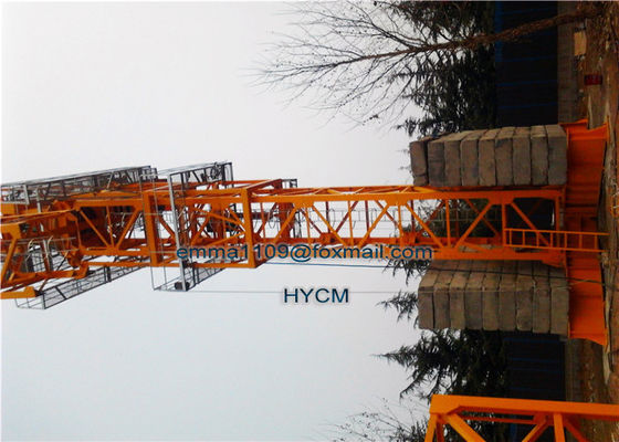 Projecten QTD160-5030 Luffing Jib Tower Crane 12t Max Load en 3.0t Tip Load