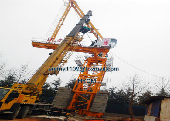 18 ton Luffing toren kraan D5520 55m Work Jib Power Line