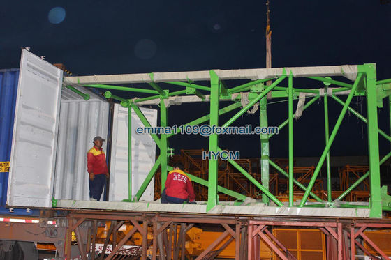 10tons TC6515 Gebouw Constructie Toren Kran Vasthoek Foundation Kran