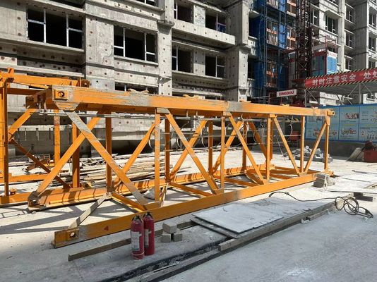 6515 8T STT153 Gebruikte torenkraan met 65m werkend stuur en 60m hoogte