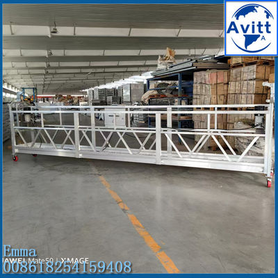 ZLP630 Swing Stage Suspended Facade Lift met Suspension Wires Rope Stop Blocks