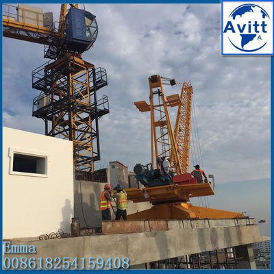 Verwijder Inner Tower Crane QD3015 Derrick Luffing Tower Crane 30m Working Jib