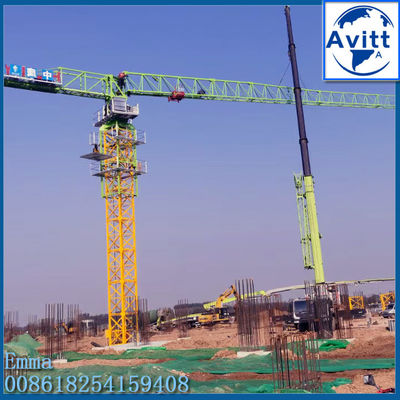 4 ton QTP5010 50 meter Flat Top Types of Tower Crane Quotes