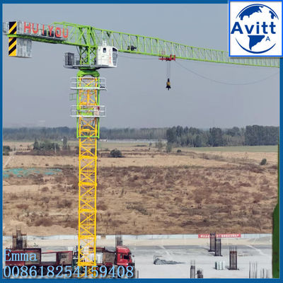 8 ton Warm model PT6013 Hamer Head Crane Toren Vrijstaande werkhoogte