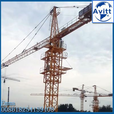 TC5013 Model 50m Boom Kleine torenkraan Vaste en externe zelfklimtype