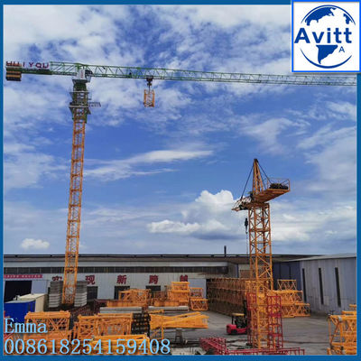 10 ton Belasting PT6515 Topless Torenkraan 65m Jib 1,5 ton bij Jib einde 60m hoog Vrij staan