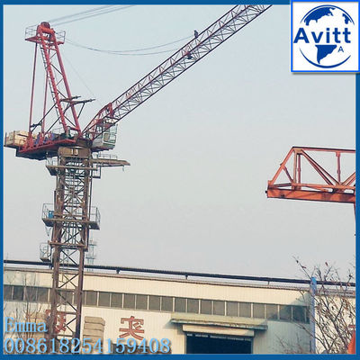 Vaste D63 Jib Luffing Toren Kraan 24m Boom 2,0t Eindbelasting En 6t Max Load