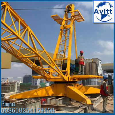 QD80 Derrick Crane 8ton Load Lifting Building Materials zonder mast