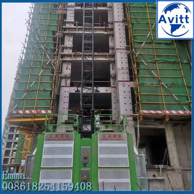 1-4t Rack Pinion Construction Hoist Lift Mast Sectie Klimtype