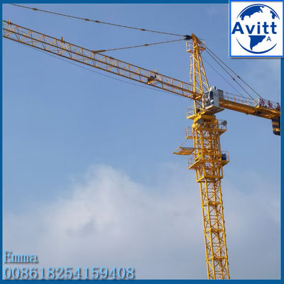 8t Topkit Hoofd Torenkraan TC5015 50M Werkarm Boom Voor 80m Gebouwen